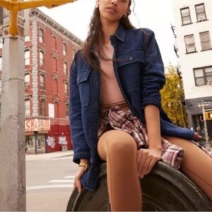 Madewell Double-Weave Denim Shirt-Jacket M